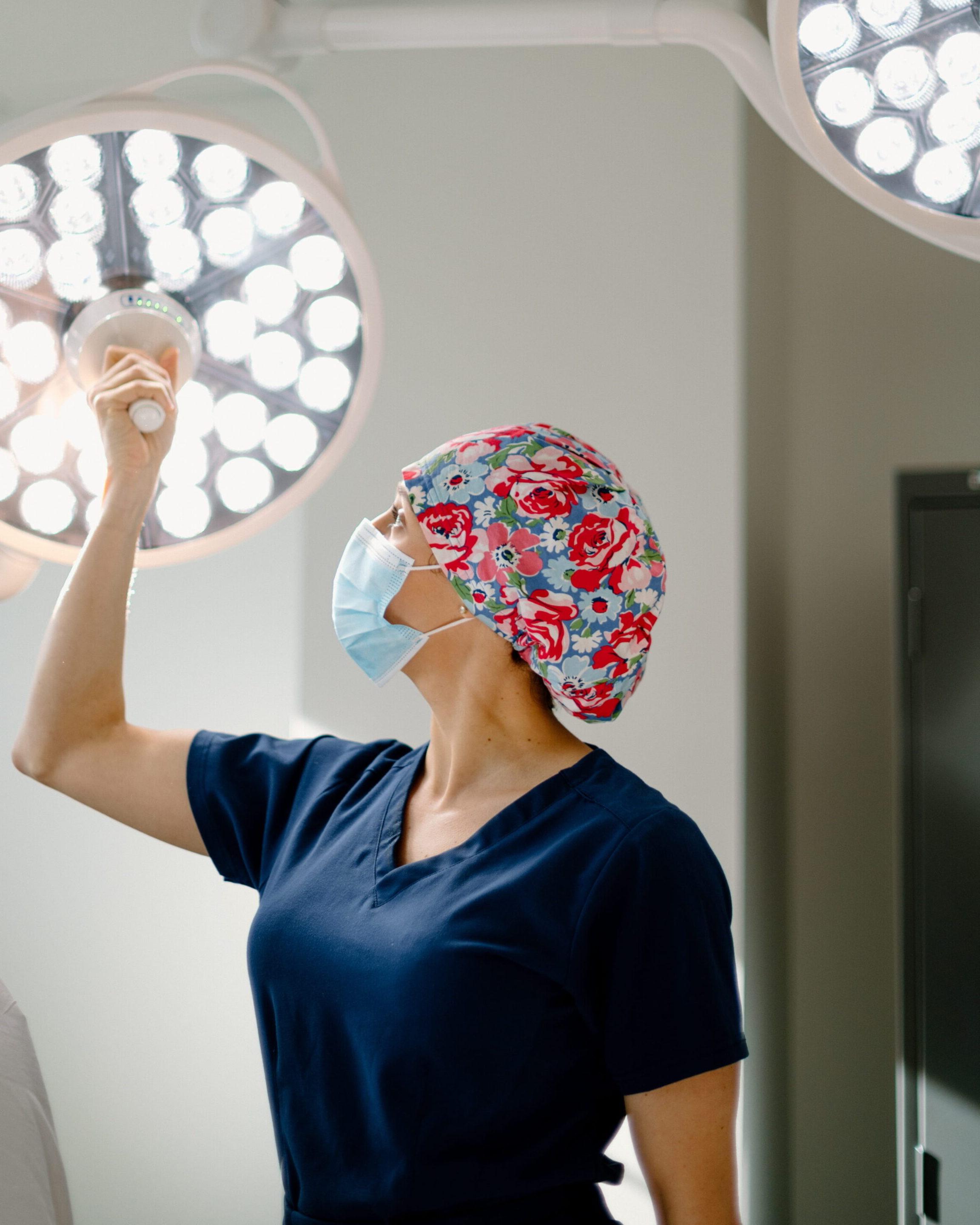 Dr. Sieffert in the operating room